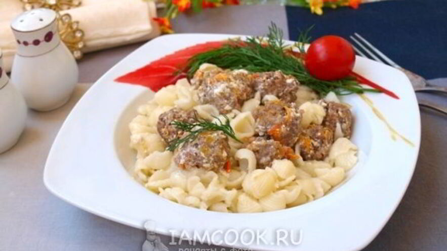 Рецепт фрикаделек в сливочном соусе