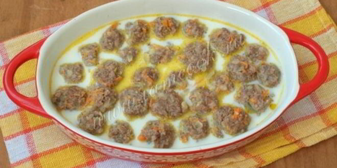 Рецепт фрикаделек в сливочном соусе