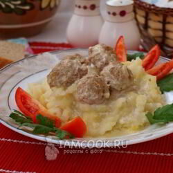 Рецепт Фрикаделек в сметанном соусе