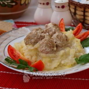Рецепт Фрикаделек в сметанном соусе