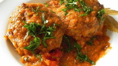 Рецепт Итальянских фрикаделек с миндалем