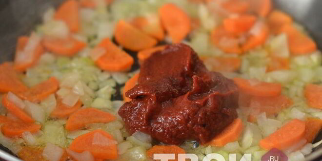 Рецепт картофеля в томатном соусе с фрикадельками