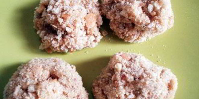 Рецепт картофельно-ореховых фрикадельки