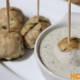 Рецепт Куриных фрикаделек в духовке с соусом