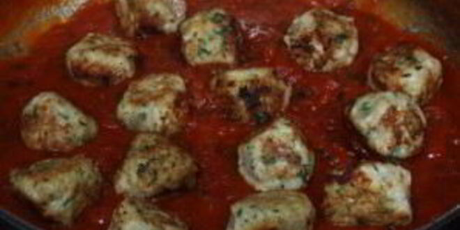 Рецепт куриных фрикаделек в соусе