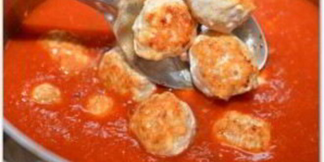 Рецепт куриных фрикаделек в томатном соусе
