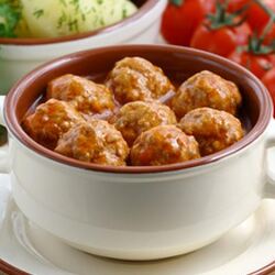Рецепт Мясных фрикаделек в томатном соусе