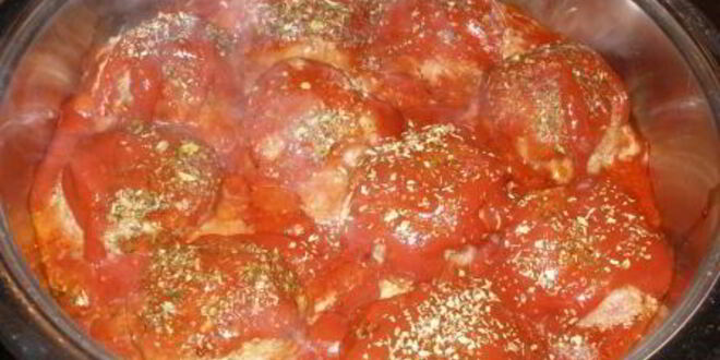 Рецепт неаполитанских фрикаделек