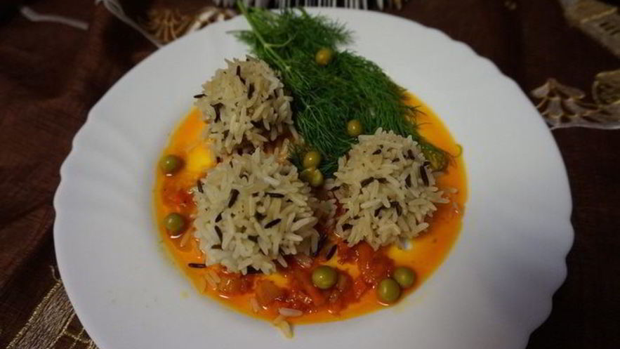 Рецепт паровых фрикаделек с рисом