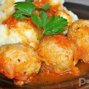 Рецепт Рыбных фрикаделек в овощном соусе