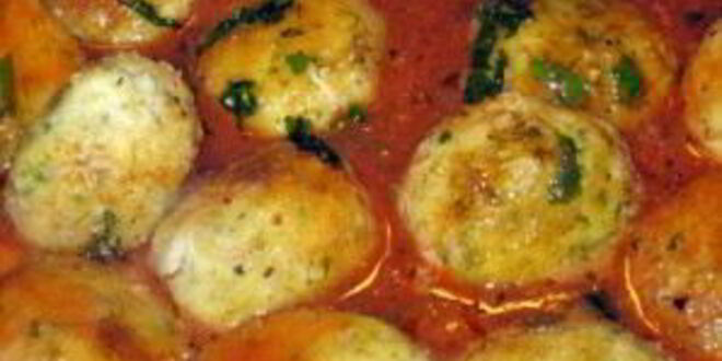 Рецепт рыбных фрикаделек