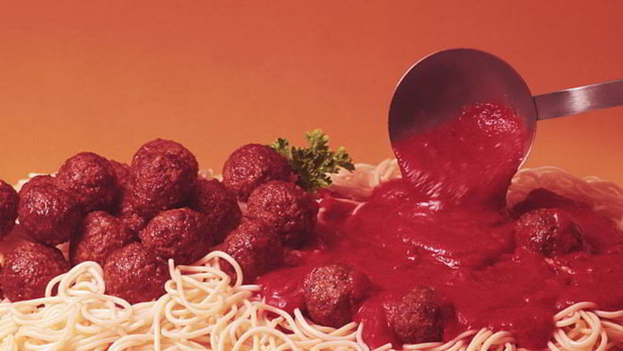 Рецепт вермишели с фрикадельками и томатным соусом