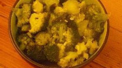 Рецепт Гарнира из брокколи с чесноком