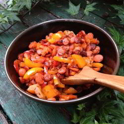 Рецепт Гарнира из морковки со сладким перцем