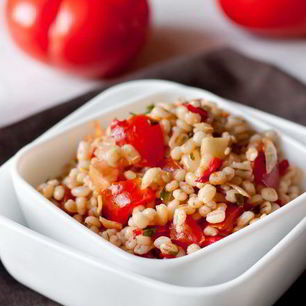 Рецепт Гарнира из перловки с овощами