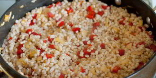 Рецепт гарнира из перловки с овощами