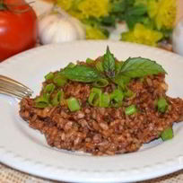 Бурый рис в духовке