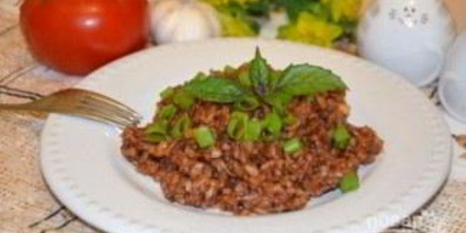 Рецепт бурого риса в духовке