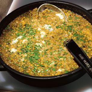 Рецепт Чечевицы с горгонзолой