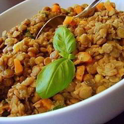 Рецепт Чечевицы с курицей в мультиварке