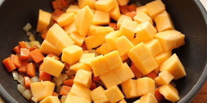 Рецепт чечевицы с тыквой