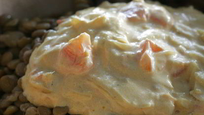 Рецепт Чечевицы со сливками и имбирем