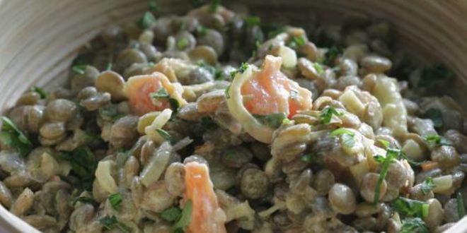 Рецепт чечевицы со сливками и имбирем