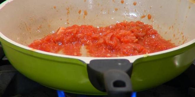 Рецепт чечевицы в сливочно-томатном соусе