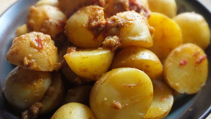 Рецепт картофеля по-алжирски штетха батата