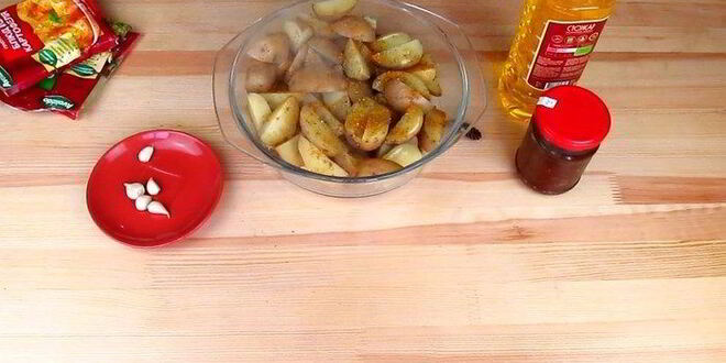 Рецепт картофеля по-селянски в духовке