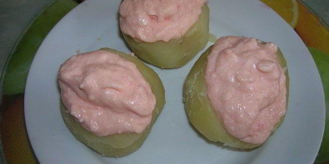Рецепт картофеля с двумя начинками