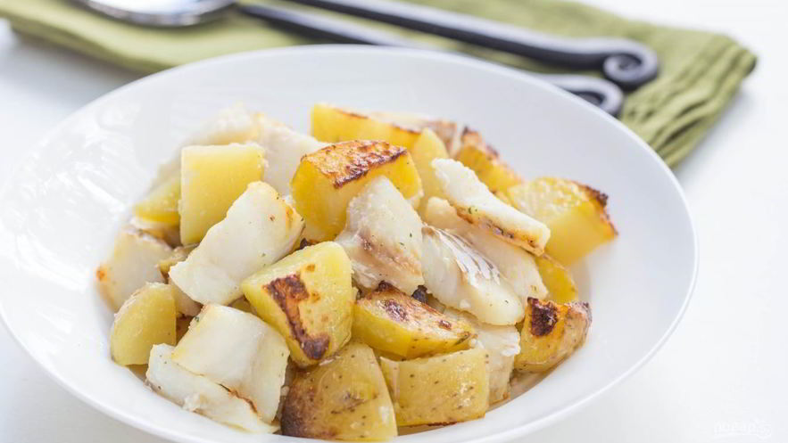 Рецепт картофеля с треской