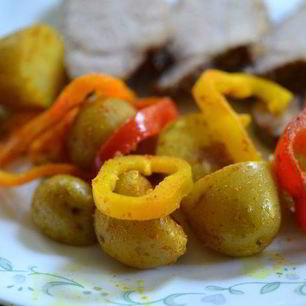 Рецепт Картофеля со сладким перцем