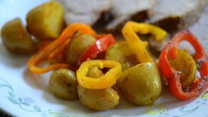 Рецепт Картофеля со сладким перцем