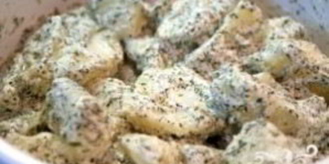 Рецепт картофеля в сливочном соусе