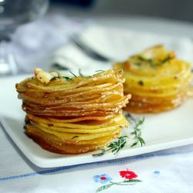 Рецепт Картофеля запеченного в формочках для кексов