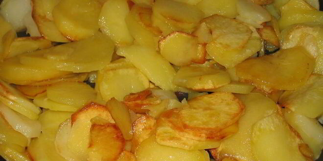 Рецепт картофеля, жаренного с лисичками