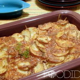 Рецепт Картошки с фаршем в духовке