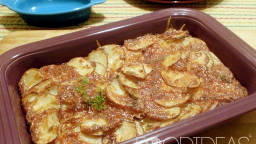 Рецепт картошки с фаршем в духовке