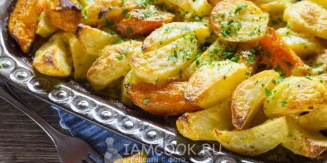 Рецепт картошки с майонезом и морковью в духовке