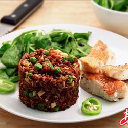 Рецепт Красного риса с рыбой