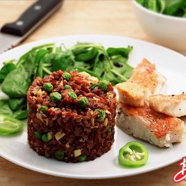 Рецепт Красного риса с рыбой