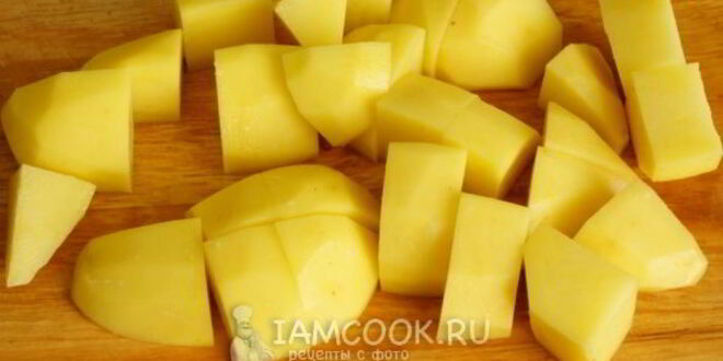 Рецепт обжаренного картофеля с чесноком