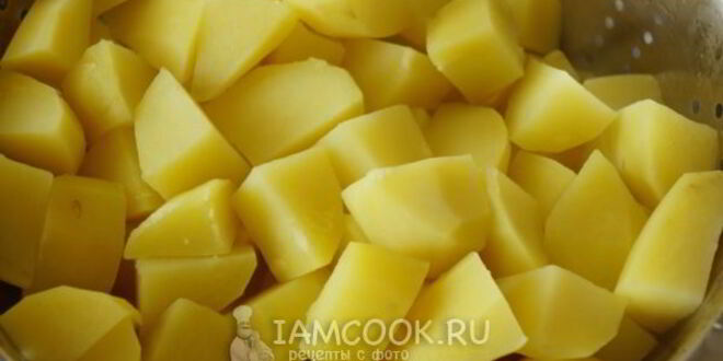 Рецепт обжаренного картофеля с чесноком