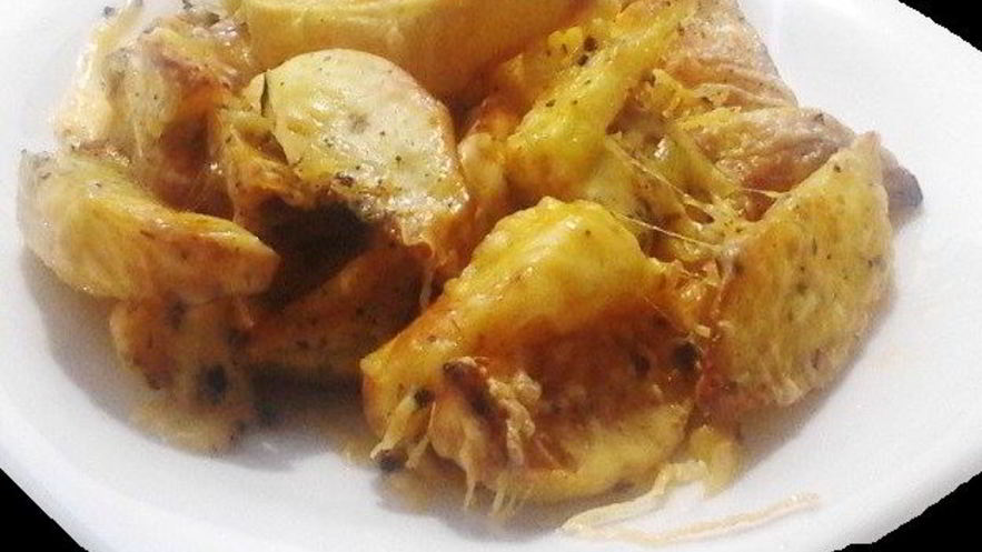 Рецепт печеного картофеля с сыром