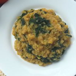 Рецепт Пряной чечевицы со шпинатом