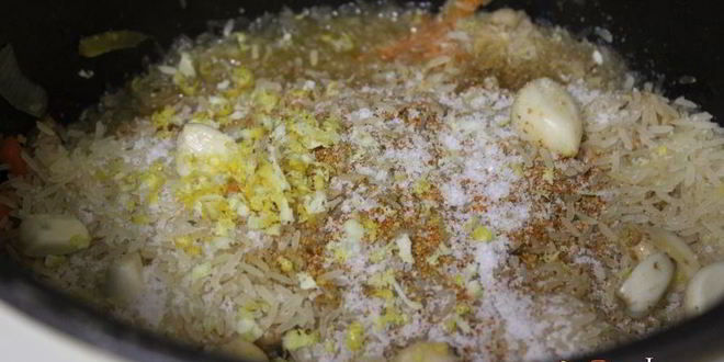 Рецепт риса курицей лимонный аромат в мультиварке