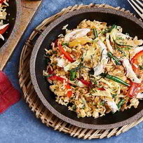 Рис по-тайски с курицей