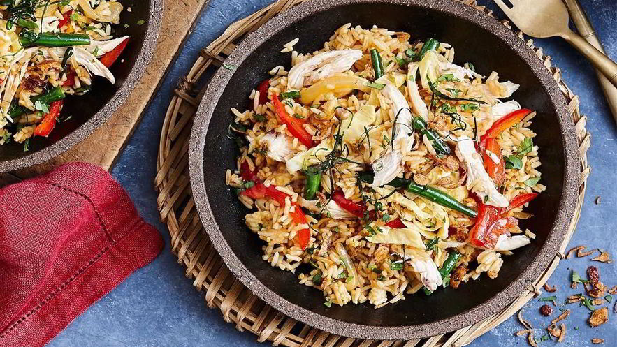 Рецепт риса по-тайски с курицей