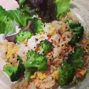 Рецепт Риса с брокколи методом стир фрай